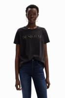 T-shirt glimmend logo - BLACK - S
