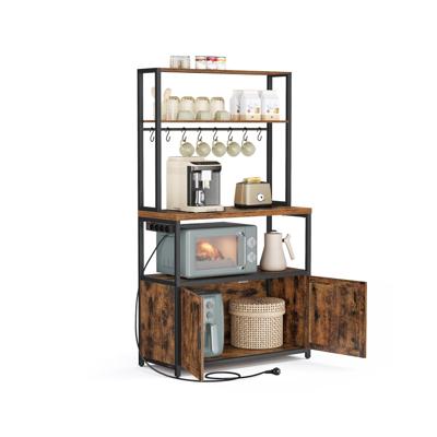 Keukenrek met Stopcontacten voor Handige Opslag