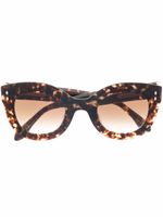 Isabel Marant Eyewear lunettes de soleil à monture papillon - Marron - thumbnail