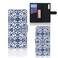 Huawei P Smart Pro Hoesje Flower Blue - thumbnail