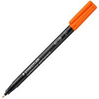 Permanente markeerstift Staedtler 318-4 Oranje 0,6 mm 10 Onderdelen (10 Stuks)