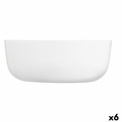 Kom Luminarc Diwali Wit Glas 17,8 cm (6 Stuks)