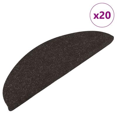 Trapmatten zelfklevend 20 st 56x17x3 cm zwart