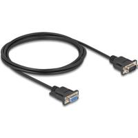 DeLOCK 87834 seriële kabel Zwart 2 m RS-232