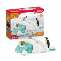 Playset Schleich Penguin Family on the Ice Floe - thumbnail