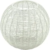 Countryfield theelichthouder metaal sabi 20x18.5cm wit