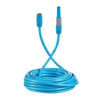 Tuinslang blauw met verbindingsstuk en 2 opzetstukken 15 meter Tuinslang blauw met verbindingsstuk en 2 opzetstukken 15 meter