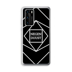 Negenduust geometrisch: Huawei P40 Transparant Hoesje