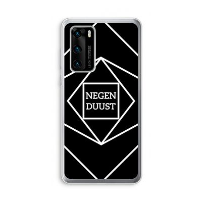 Negenduust geometrisch: Huawei P40 Transparant Hoesje