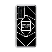 Negenduust geometrisch: Huawei P40 Transparant Hoesje