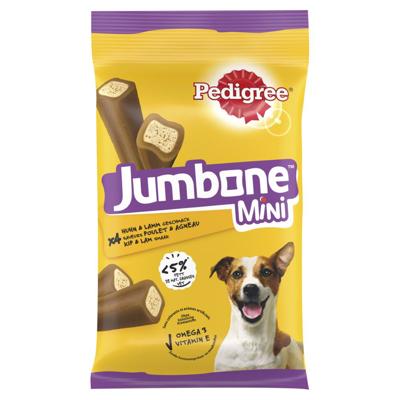 Hondenvoer Jumbone Mini Kip & Lam 4pc 160 g 1x8 - Pedigree