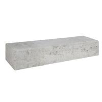 3 stuks! Betonbiels grijs 12x20x60 cm - Gardenlux