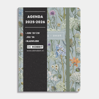 A6 Soft Pocket Agenda 2025 - 2026 Aquarel Bloem