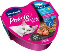 VITAKRAFT POESIE DELICE PLUS Zalm - nat kattenvoer - 85g