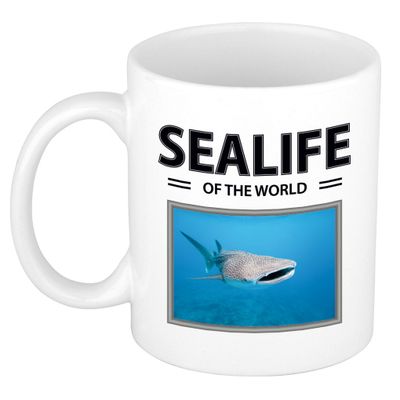 Foto mok Walvishaai beker - sealife of the world cadeau Haaien liefhebber