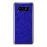 Majorelle Blue: Samsung Galaxy Note 8 Transparant Hoesje