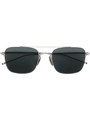 Thom Browne Eyewear lunettes de soleil TB120 à monture pilote - Noir