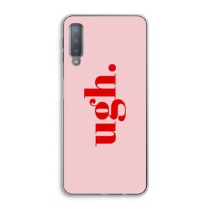Ugh: Samsung Galaxy A7 (2018) Transparant Hoesje