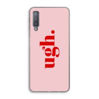 Ugh: Samsung Galaxy A7 (2018) Transparant Hoesje