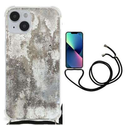 iPhone 14 Anti-Shock Hoesje Beton Print