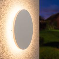 Casper XL LED Wandlamp Rond - 9W 990lm - 3000K Warm Wit - Diffuus - 360 graden Stralingshoek - IP54 Waterdicht - Voor Binnen en buiten - Wit