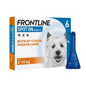 Frontline Spot On hond S (2-10 kg) - 6 pip.