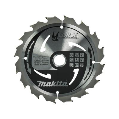 Makita Cirkelzaagblad voor Hout | Mforce | Ø165mm Asgat 20mm 16T - B-31930