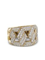 David Yurman bague Carlyle en or 18ct pavée de diamants