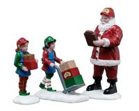 Kerstdorpminiatuur Ready For Shipping 12x4x18 cm 3st - Lemax