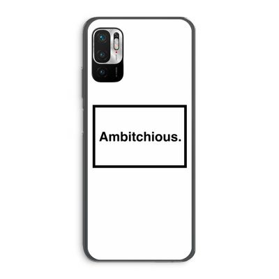 Ambitchious: Xiaomi Redmi Note 10 5G Transparant Hoesje