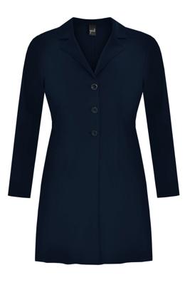 Yoek Blazer long | Blauw | Maat 50/52