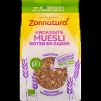 Zonnatura Bio Krokante Muesli Noten en Zaden 375 g bij Jumbo