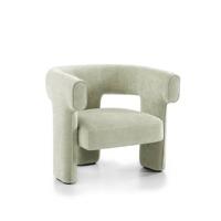 Bronx71 Scandinavische fauteuil Bibi chenille mintgroen