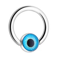 Eye-Ball Closure Ring Piercingringen