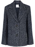 Christopher Esber blazer Luminary à motif pied-de-poule - Gris - thumbnail