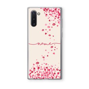 Hartjes en kusjes: Samsung Galaxy Note 10 Transparant Hoesje