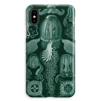 Haeckel Cubomedusae: iPhone XS Max Volledig Geprint Hoesje