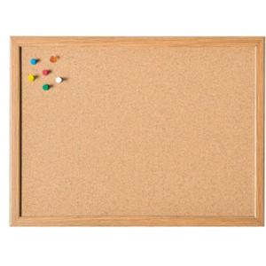 Magnetoplan 121923 prikbord Vast bulletinboard Bruin Kurk