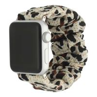 Apple Watch Nylon Scrunchie Band - Panter Sterrenlicht - 44, 45, 46 & 49mm - SM