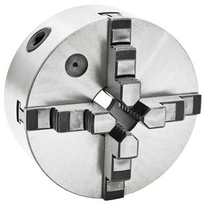 VidaXL Klauwplaat met 4 bekken zelfcentrerend 160 mm staal