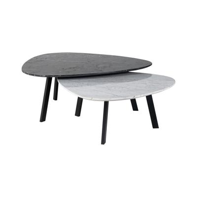 Richmond Organische Salontafel 'Trocadero' Set van 2 stuks, Marmer