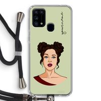 Pop-Art Creator: Samsung Galaxy M31 Transparant Hoesje met koord