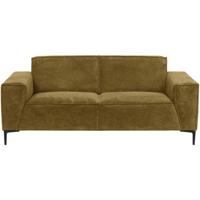 Leen Bakker - Bank Romy 3-zits - Egon - Stof - Groen - 90x220x78 Cm