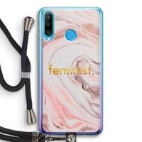 Feminist: Huawei P30 Lite Transparant Hoesje met koord