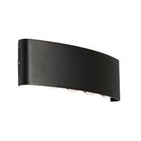 QAZQA Buiten wandlamp zwart incl. LED 10-lichts IP54 - Silly - thumbnail