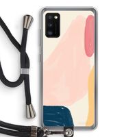 Saturday Flow: Samsung Galaxy A41 Transparant Hoesje met koord
