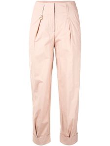 Lorena Antoniazzi pantalon fuselé à ourlet retroussé - Rose