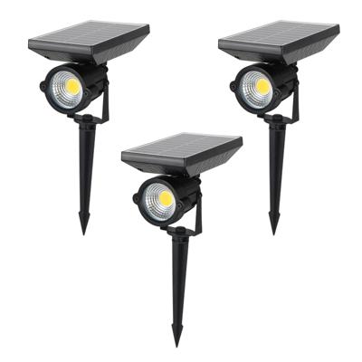 Set 3x Solar LED tuinspot prikspot op zonne energie 1,5Watt IP65