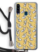 Haas: Samsung Galaxy A20s Transparant Hoesje met koord