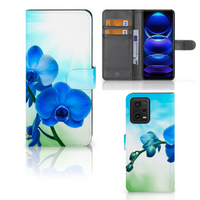 Xiaomi Redmi Note 12 5G | Poco X5 Hoesje Orchidee Blauw - Cadeau voor je Moeder